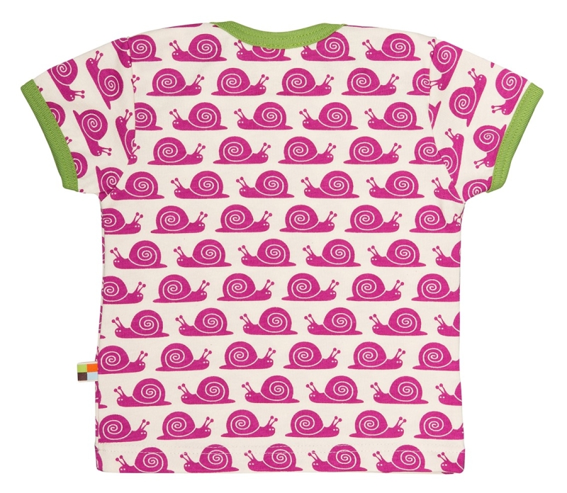 T-Shirt Schnecken - Fuchsia